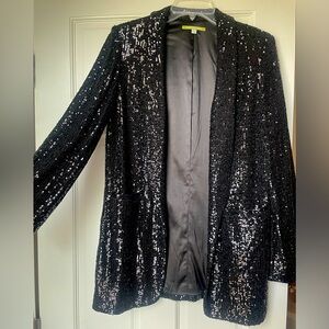 Black sequin blazer